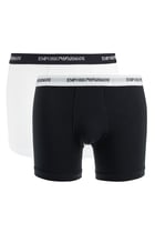 Cotton Stretch EA Text Boxers, Pack of Two